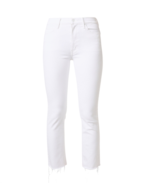 Product image - Mother - The Dazzler White Ankle Fray Jean