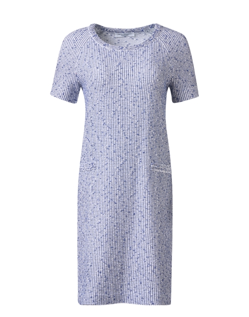 Product image - Amina Rubinacci - Margot Blue Boucle Shift Dress