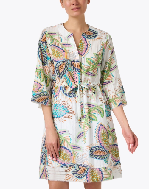 Front image - Marc Cain - Multi Paisley Print Cotton Dress