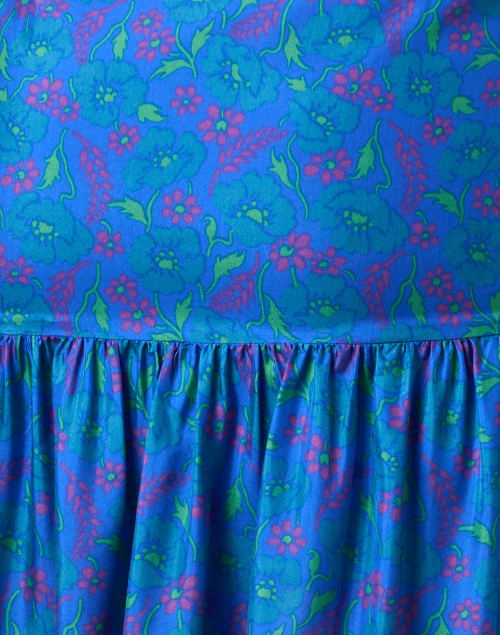 Fabric image - Veronica Beard - Serence Blue Print Maxi Skirt