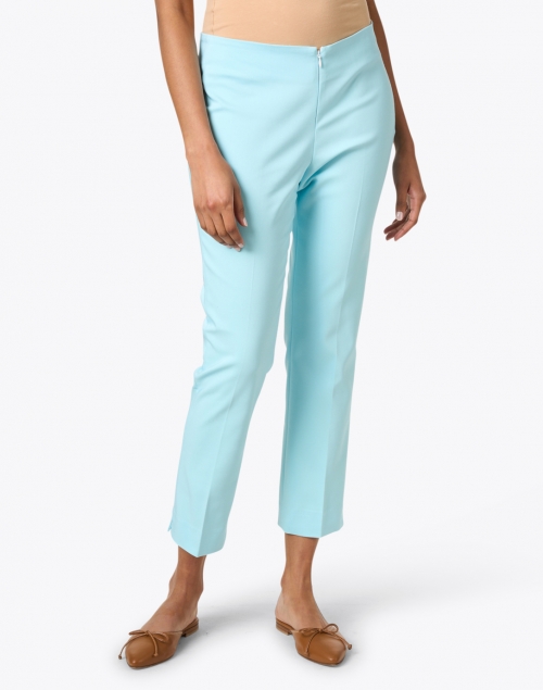 Front image - Peace of Cloth - Jerry Aqua Premier Stretch Cotton Pant