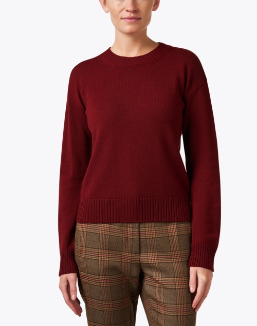 Front image - Max Mara Leisure - Fedra Red Wool Sweater