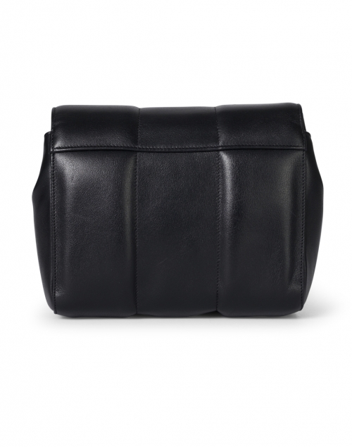 Back image - DeMellier - Mini Alexandria Black Smooth Leather Crossbody Bag