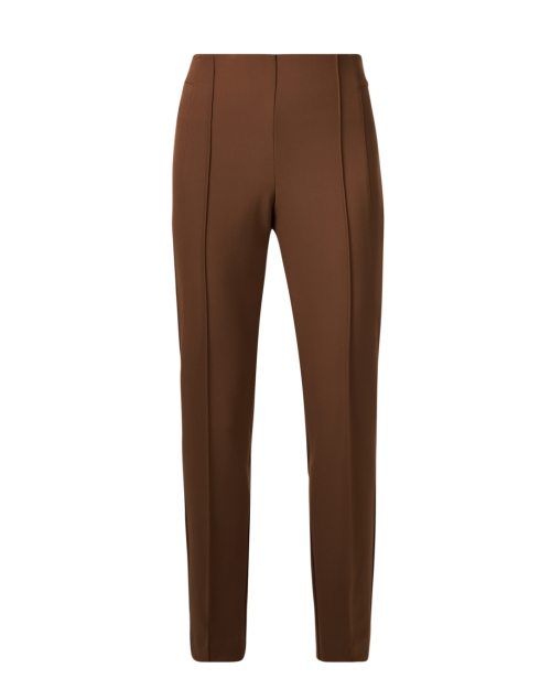 Product image - Lafayette 148 New York - Gramercy Brown Stretch Pintuck Pant