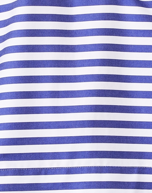 Fabric image - Hinson Wu - Aileen Blue and White Striped Shirt