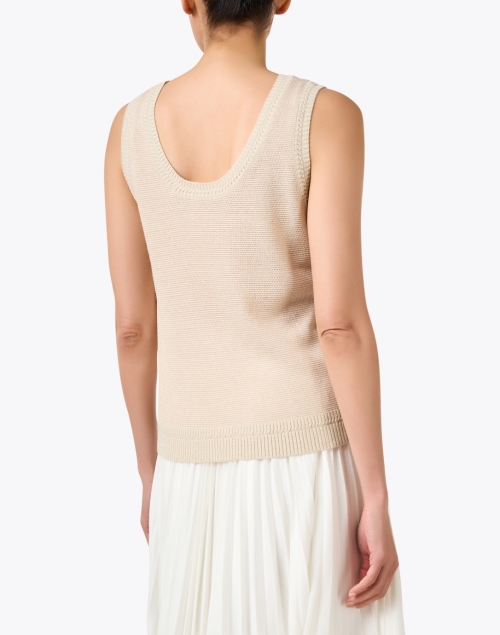 Back image - Kobi Halperin - Heidi Beige Sleeveless Sweater