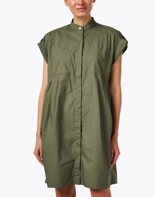 Front image - A.P.C. - Doreen Green Shirt Dress