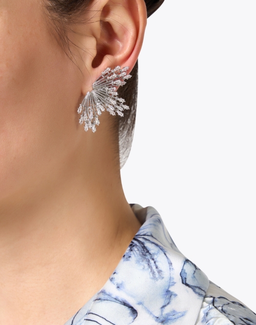 Sunburst Crystal Stud Earrings