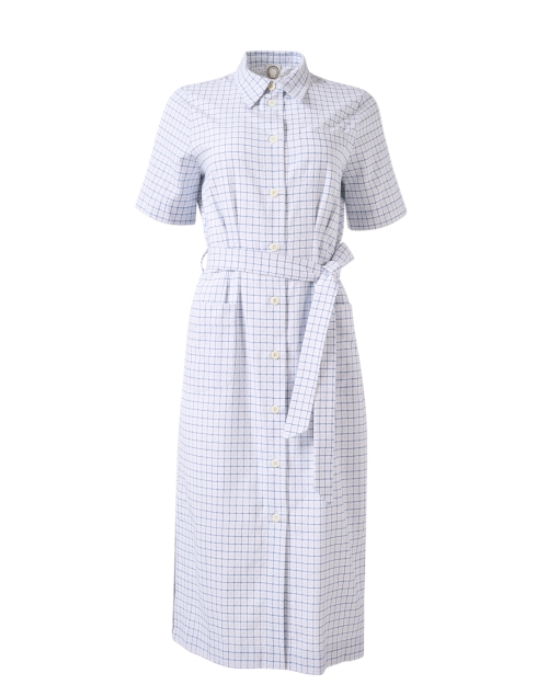 Product image - Ines de la Fressange - Stella White Print Cotton Shirt Dress 