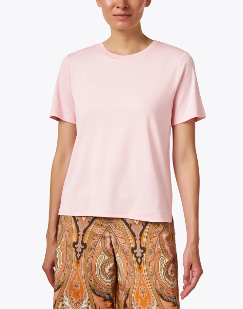Front image - Marc Cain - Pink Jersey T-Shirt
