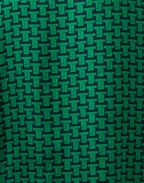 Fabric image - Tara Jarmon - Reine Green Print Dress