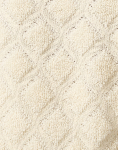 Fabric image - Madeleine Thompson - Luciana Cream Wool Cashmere Sweater