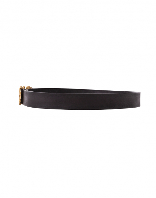 Front image - T.ba - Tzar Black Leather Belt