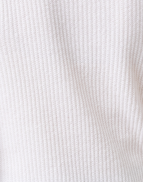 Fabric image - Allude - Ivory Cashmere Rib Sweater