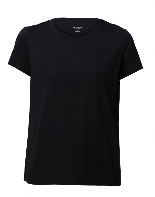 Product image - Lafayette 148 New York - The Modern Black Cotton Tee