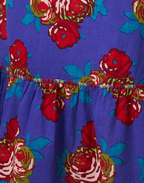 Fabric image - Lisa Corti - Asagao Rose Print Sleeveless Dress