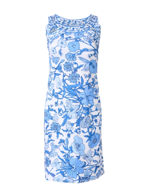 Product image - Gretchen Scott - Blue Floral Print Cutout Dress