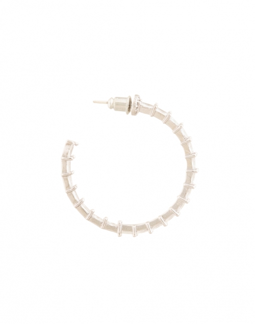 FALLON - Crystal Baguette Hoop Earrings 
