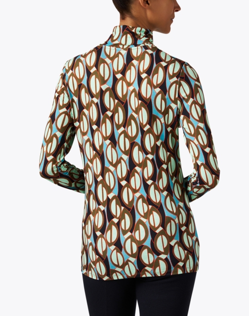 Back image - Marc Cain - Chicco Multi Print Turtleneck Top