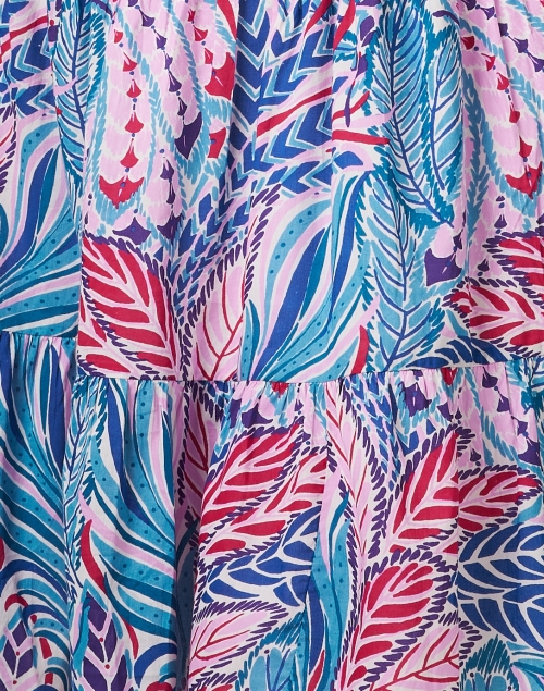 Fabric image - Banjanan - Castor Multi Print Tiered Cotton Dress