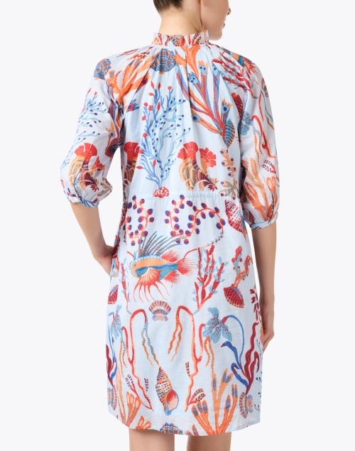 Back image - Banjanan - Benita Ocean Print Cotton Dress