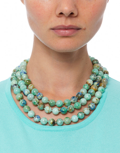 Chrysocolla Pale Green Necklace