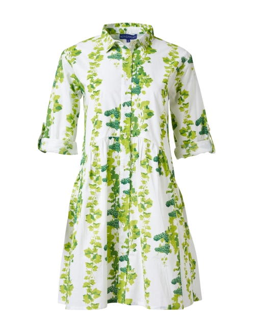 Product image - Ro's Garden - Deauville Green and White Print Shirt Dress