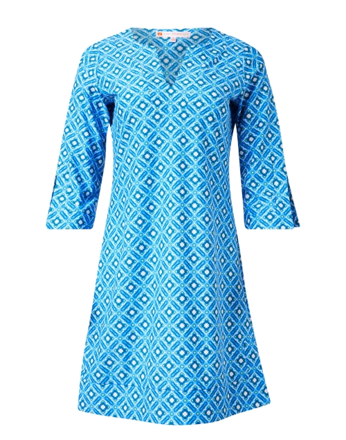 Product image - Jude Connally - Megan Blue Print Dress