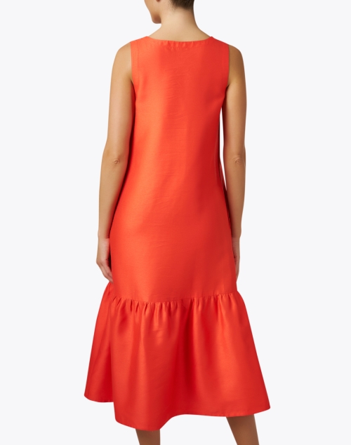 Back image - Rosso35 - Orange Midi Dress