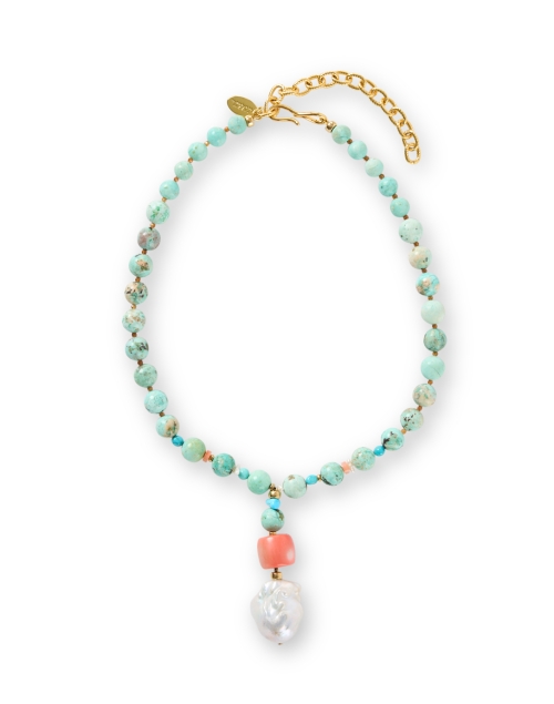 Product image - Lizzie Fortunato - Isla Stone and Pearl Necklace
