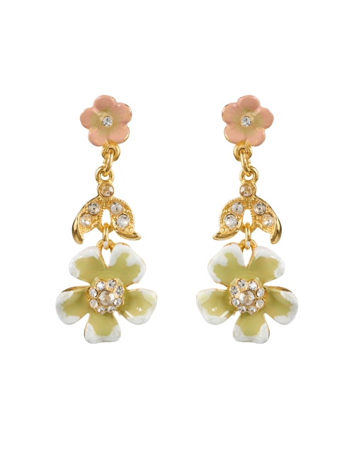 Product image - Ben-Amun - Gold Flower Post Drop Earrings
