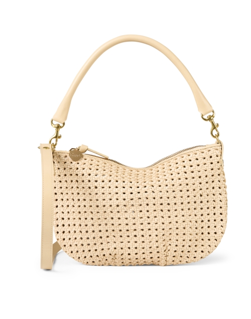 Moyen Cream Rattan Messenger Bag | Clare V.