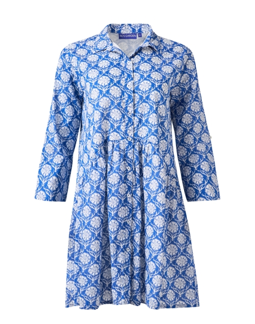 Product image - Ro's Garden - Deauville Blue Print Kariya Shirt Dress