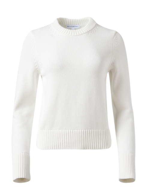 Product image - White + Warren - White Cotton Sweater