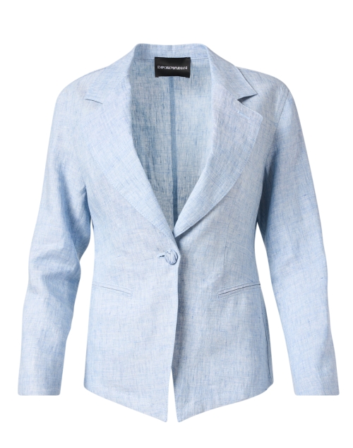 Product image - Emporio Armani - Blue Linen Blazer
