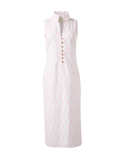Product image - Sail to Sable - Pink Print Cotton Linen Tunic Dress