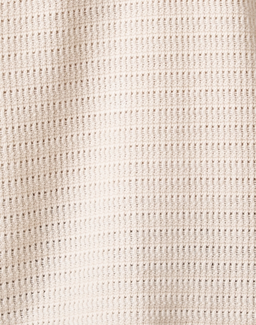 Fabric image - Lisa Todd - Beige Scallop Hem Sweater