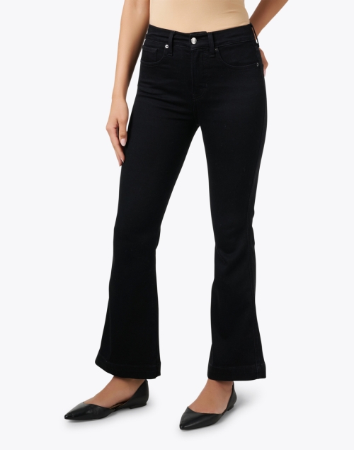 Front image - Veronica Beard - Carson Onyx Ankle Flare Jean