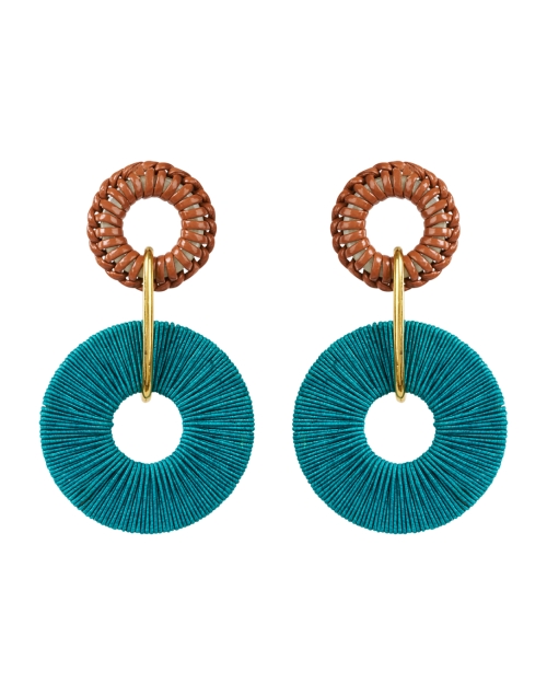 Product image - Lizzie Fortunato - Brown and Blue Drop Earrings