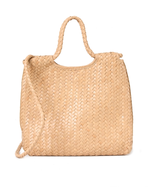 Back image - Bembien - Mena Tan Woven Leather Tote