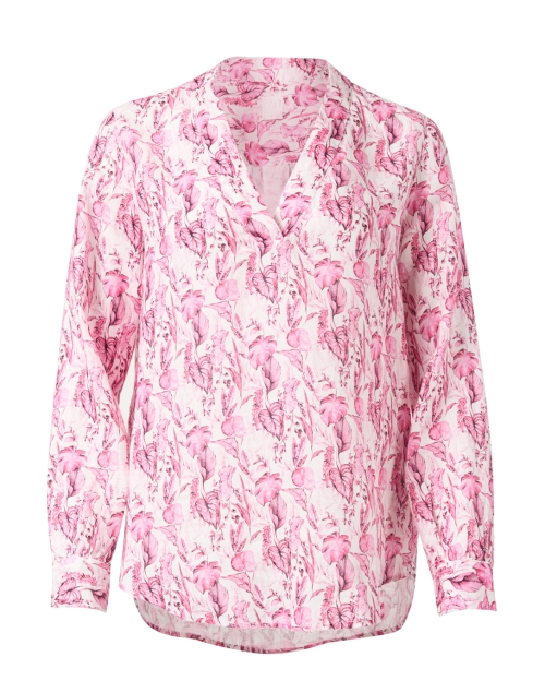Product image - 120% Lino - Pink Print Linen Shirt