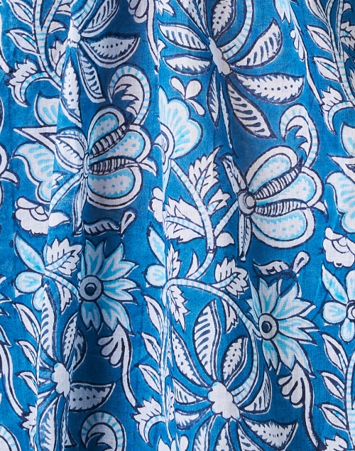 Fabric image - Bella Tu - Nicki Blue Floral Print Top