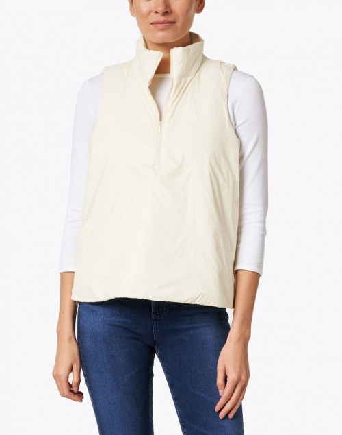 Eileen Fisher - Soft White Popover Vest