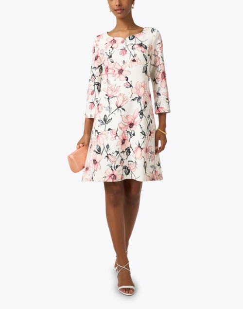 Selma Pink Floral Print Dress
