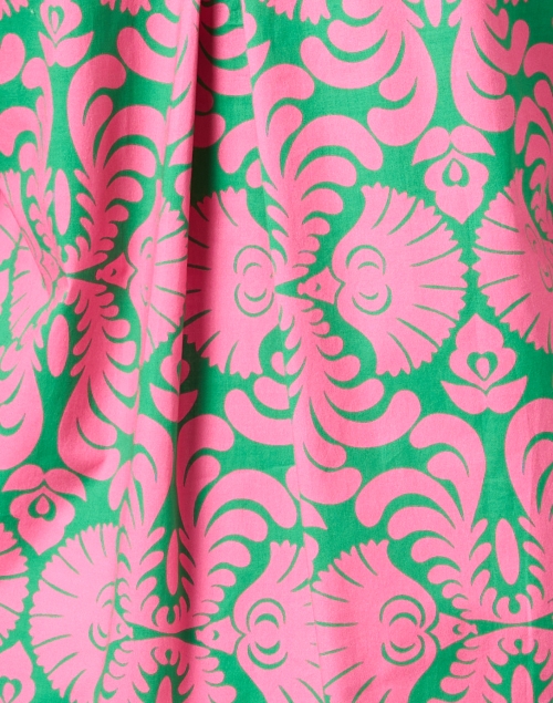 Fabric image - Caliban - Pink and Green Cotton Print Shirt