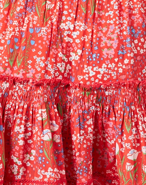 Fabric image - Poupette St Barth - Anais Red Floral Dress