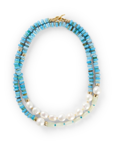 Product image - Lizzie Fortunato - Cabana Blue Stone Necklace 