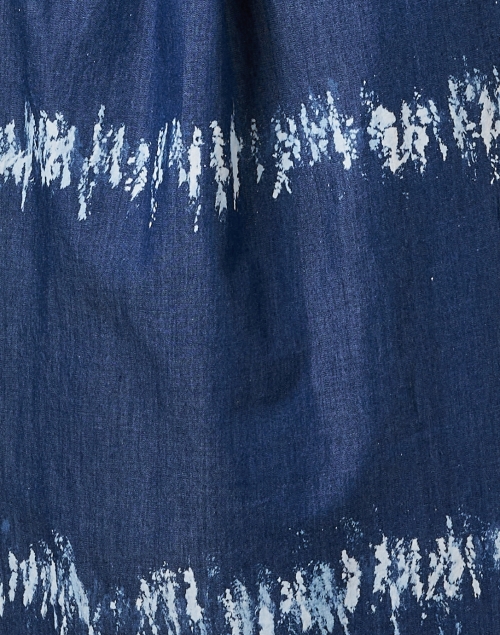 Fabric image - Piazza Sempione - Blue Striped Shirt Dress