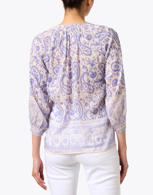 Back image - Bell - Courtney Periwinkle Paisley Top