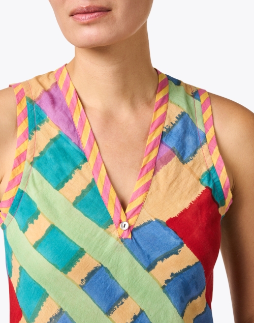 Extra_1 image - Lisa Corti - Ankara Multi Print Cotton Dress